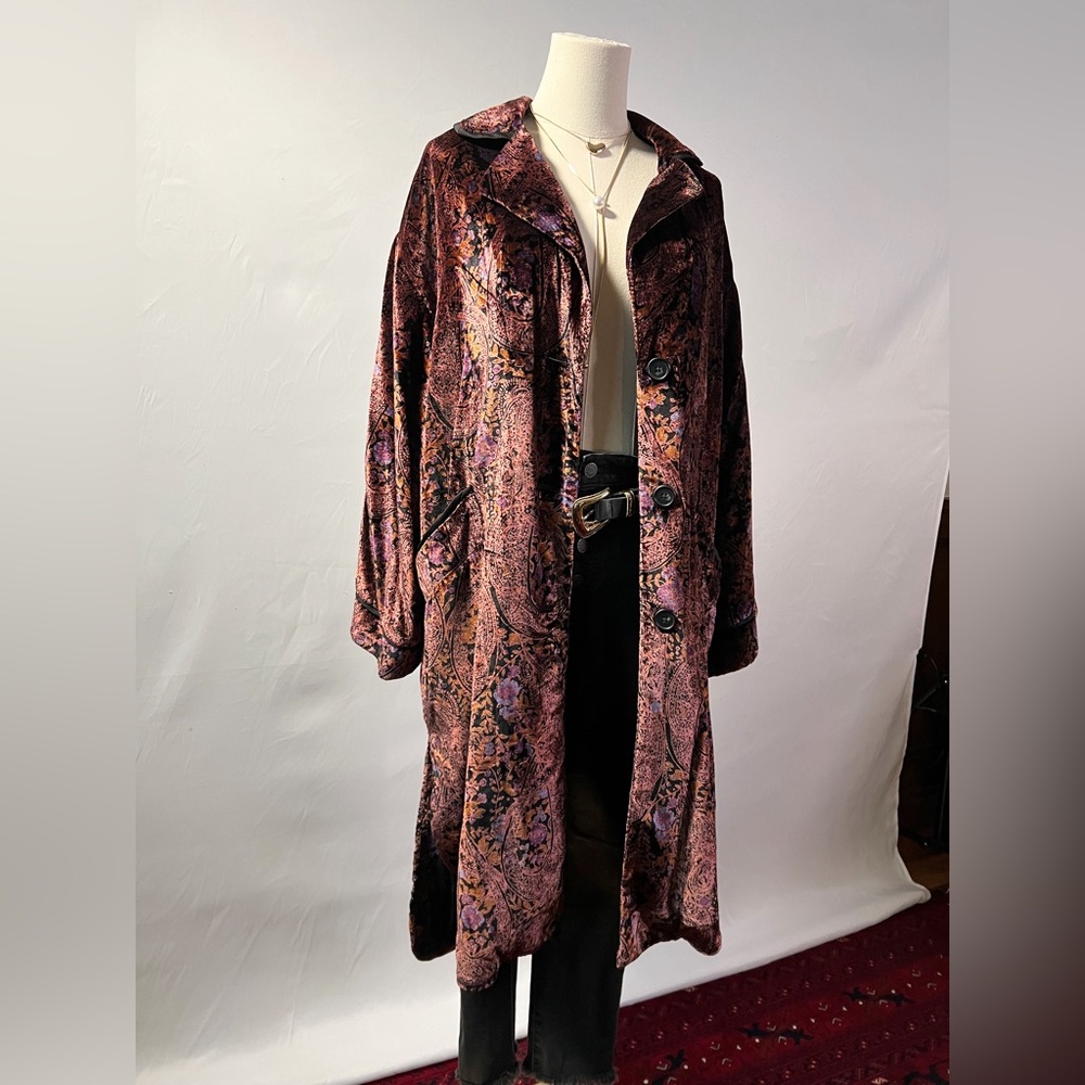 DREAMY Boho Free People Jacket Oversized XS - Picture 2 of 6